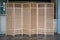 Woven wicker seamless pattern wooden partition