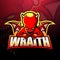 Wraith mascot esport logo design