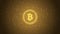 Wrapped Bitcoin WBTC token symbol of the DeFi project on polygonal background.