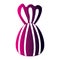 Wrapped sweet candy flavor icon