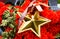 Wreath with a star on the monument. Victory Day. Symbols of the day of victory over fascist