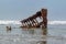 The Wreck of the Peter Iredale, Clatsop Spit near Fort Stevens i