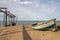 Wrecked shipwrecked boat, Robinson`s island