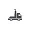 Wrecker truck icon vector