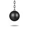 Wrecking ball in black design