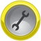 wrench button. Vector illustration decorative design