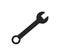 Wrench icon. Spanner for repair, maintenance and workshop. Icon of mechanic tool for construction and work. Graphic symbol of web