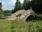 Wrest Park Chinese bridge in the sun