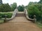 Wrest Park Chinese bridge in the sun