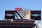 Wrestlemania 31 sign on digital scoreboard above crowd