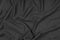 Wrinkled texture of black fabric