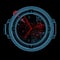 Wristwatch (3D xray red and blue transparent)