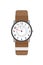 Wristwatch flat vector illustration. Modern accessory, stylish item. Classical wristlet watch color design element. Time