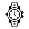 A wristwatch icon design, portable timepiece device