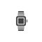 Wristwatch vector icon