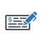 Write Bank Check Icon