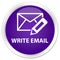 Write email premium purple round button