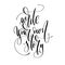 Write your own story - hand lettering inscription text