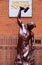 Writer Square statue in Denver, Colorado, nicknamed the Mile-High City