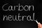 Writing Carbon neutral.