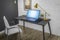 Writing desk interior designer room