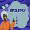 Writing displaying text Epilepsy. Business approach Fourth most common neurological disorder Unpredictable seizures