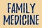 Writing displaying text Family Medicine. Business concept comprehensive health care for the individual and family Line