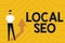 Writing displaying text Local Seo. Business idea optimize your website to rank better for a local audience Gathering