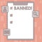 Writing note showing Banned. Business photo showcasing Ban steroids, No excuse for building Muscles. Clipboard with Tick