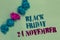 Writing note showing Black Friday 24 November. Business photo showcasing Special sales Thanksgiving discounts Clearance Drawn blue