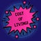 Writing note showing Cost Of Living. Business photo showcasing The level of prices relating to a range of everyday items