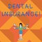 Writing note showing Dental Insurance. Business photo showcasing coverage for individuals to protect them against costs