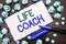 Writing note showing Life Coach. Business photo showcasing Mentoring Guiding Career Guidance Encourage Trainer Mentor written on