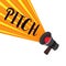 Writing note showing Pitch. Business photo showcasing quality sound governed by rate vibrations producing high or low