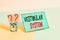 Writing note showing Vestibular System. Business photo showcasing provides the leading contribution to the sense of balance Alarm