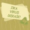 Writing note showing Zika Virus Disease. Business photo showcasing transmitted primarily Aedes mosquitoes which bite Megaphone