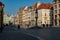 Wroclaw, Poland - March 4, 2018: Wroclaw Market Square in evening in historic capital of Silesia, Poland, Europe.