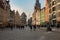 Wroclaw, Poland - March 4, 2018: Wroclaw Market Square in evening in historic capital of Silesia, Poland, Europe.