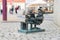 Wroclaw, Poland, May 7, 2019: Dwarf is sitting and reading a book, famous bronze miniature gnome