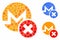 Wrong Monero Composition Icon of Circles