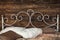 Wrought iron bed