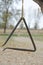 Wrought Iron Dinner Triangle Bell at Boggsville on Santa F