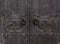 Wrought iron doors. with handle