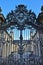 Wrought-iron gate of the baroque Palace Werneck, Germany.