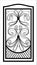 Wrought iron gate. Black metal gate with forged ornaments on a white background. decorated with steel vector entrance to the