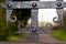 Wrought iron gate detail