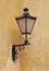 Wrought iron lamp