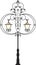 Wrought Iron Lamp, Lantern