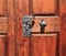 Wrought metal door handle and door knob