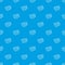 WTF, comic book bubble text pattern seamless blue